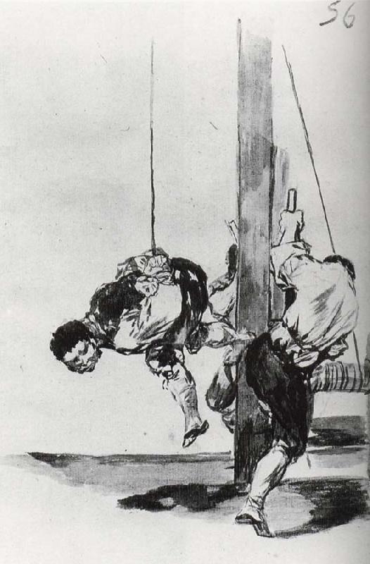 Francisco Goya Torture of a Man oil painting image